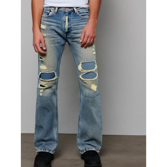 Levi's Other - Levis 541 Jeans Mens 30x34 Light Wash Blue Casual Distressed Grunge